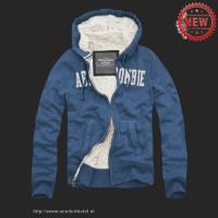 heren abercrombie fitch full-zip hooded fleece outwear blauw Shop Den Haag 0lk5w369